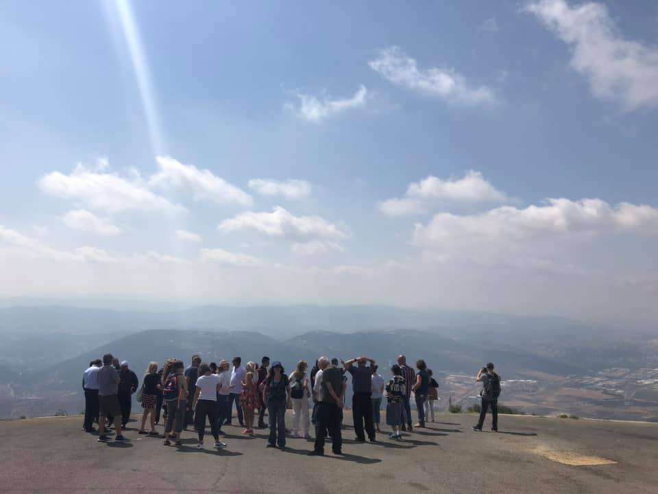 סיור עיתונאים בבית ג`אן